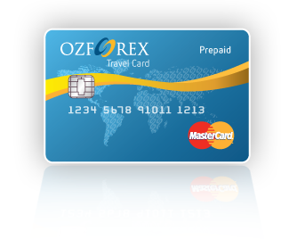The OzForex Travel prepaid card